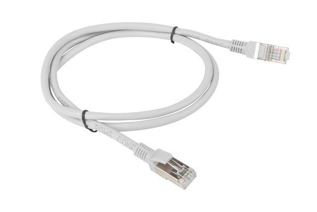 Lanberg Cable De Red Apantallado Pcf5-10cc-0100-S,Rj45,Ftp,Cat 5e,1m,Gris
