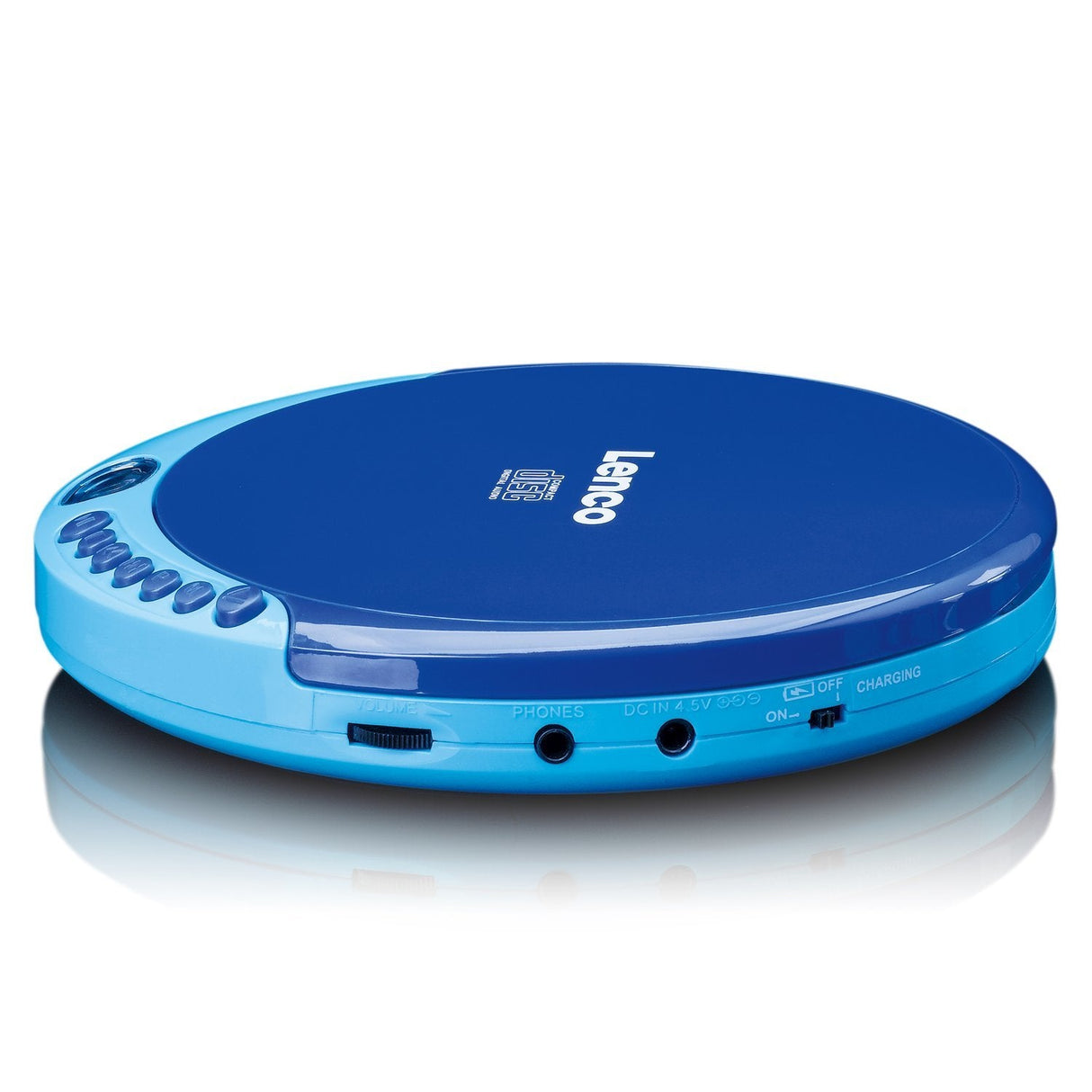 Lenco Cd-011 Reproductor De Cd Portátil Azul