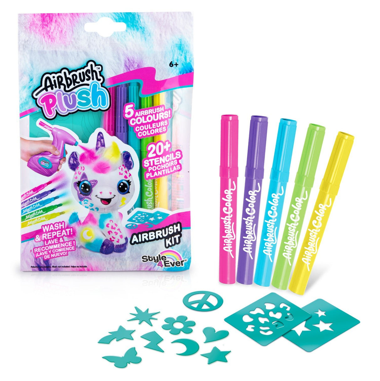 EAN 3555801287534 - Canal Toys Airbrush Plush OFG239 pintura para manualidades Rotulador de pintura acrílica 5 pieza(s) imagen 3