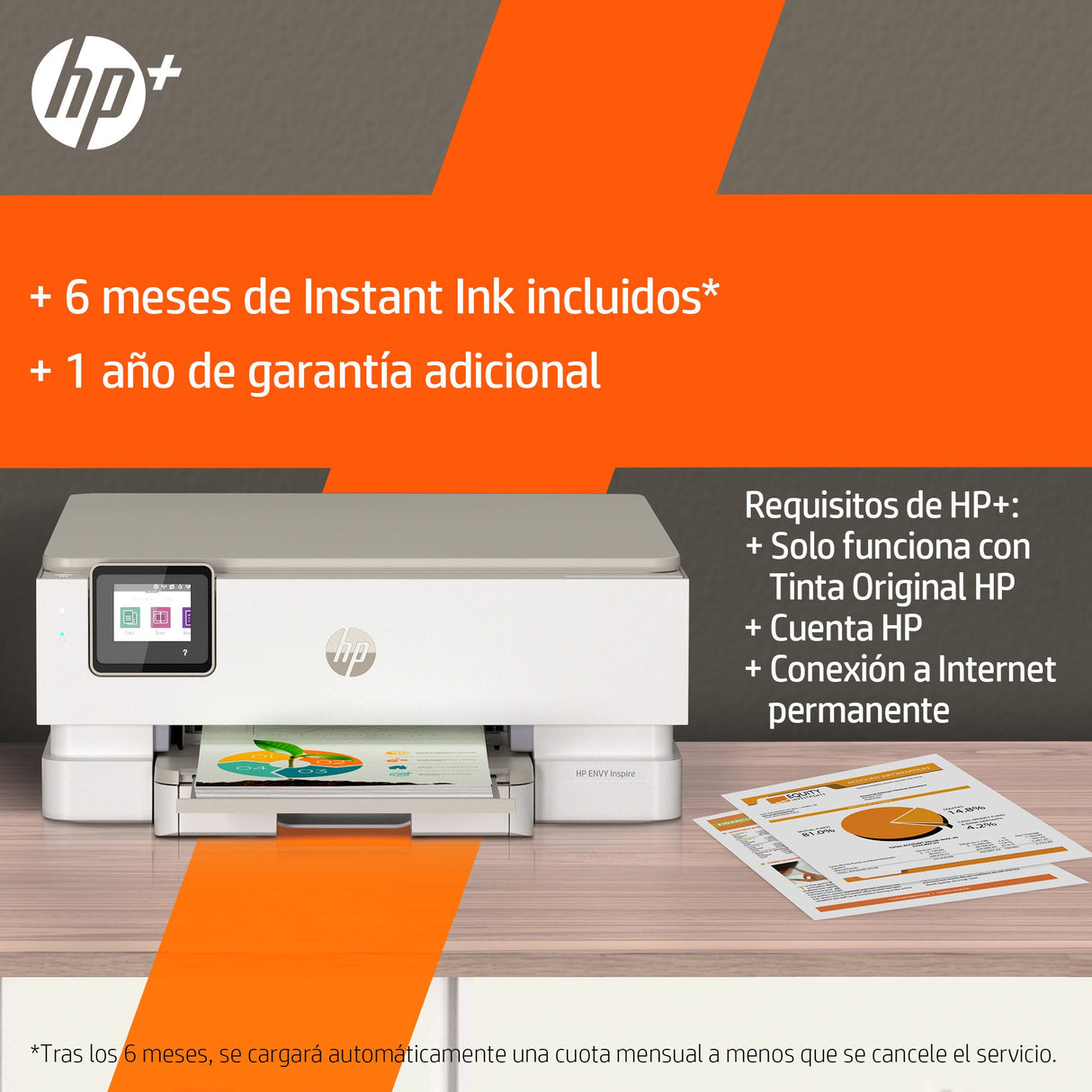EAN 0195908882558 - HP ENVY Inspire 7224e AiO Porto Prntr Inyección de tinta térmica A4 4800 x 1200 DPI 15 ppm Wifi imagen 7