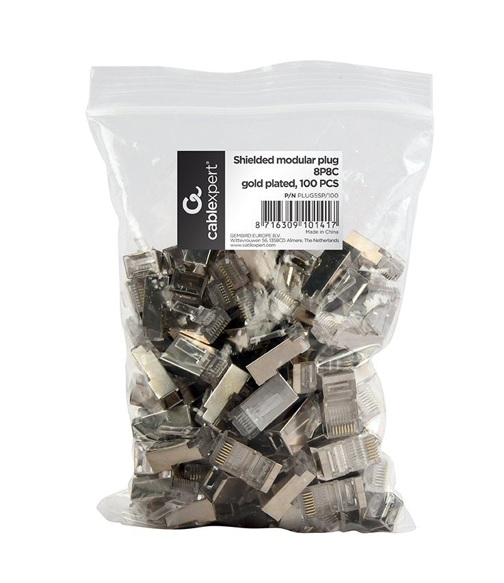 EAN 8716309101417 - Gembird PLUG5SP/100 conector RJ-45 Transparente imagen 2