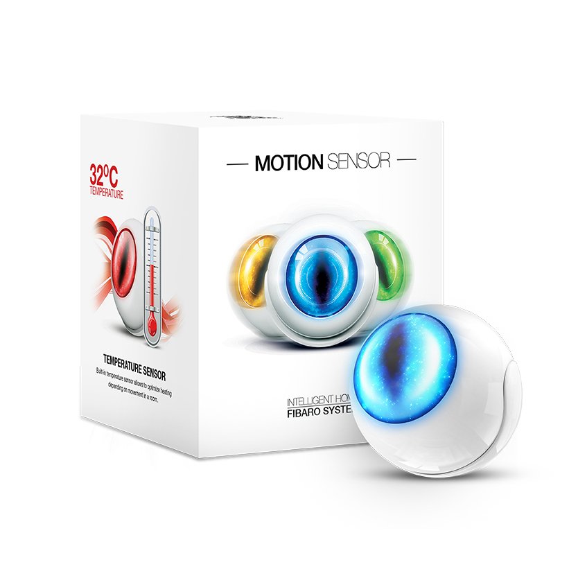 Sensor De Movimiento Fibaro Fgms-001 Zw5 (Interno - Z-Wave - Color Blanco)