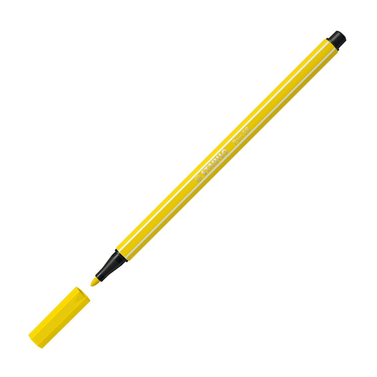 Stabilo Pen 68 Rotulador Amarillo Limón -10u-