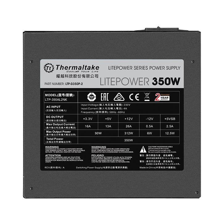 EAN 4717964404190 - Thermaltake Litepower II unidad de fuente de alimentación 350 W 24-pin ATX ATX Negro imagen 3