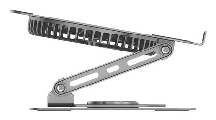 Unitek Ot1098agy01 Adjustable Laptop Stand With Detachable Cooling Fan Silver