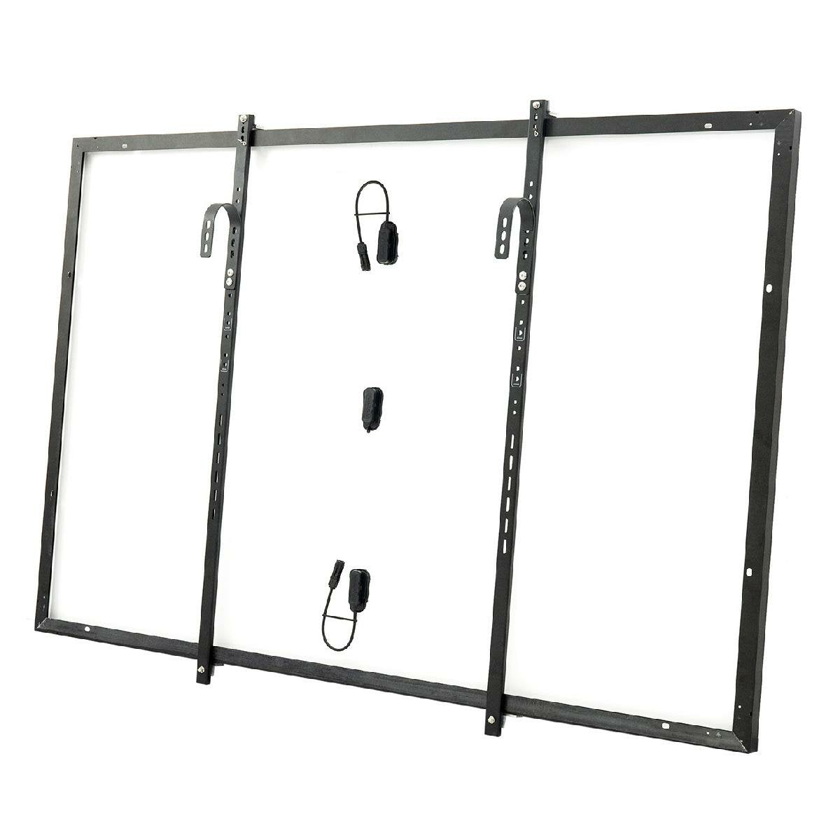 Kit De Gancho De Balcón Ecoflow, Soporte Para La Planta De Energía Del Balcón Negro, Para El Panel Solar Rígido Ecoflow 400w, Etc. Efa-Ptsp300hook