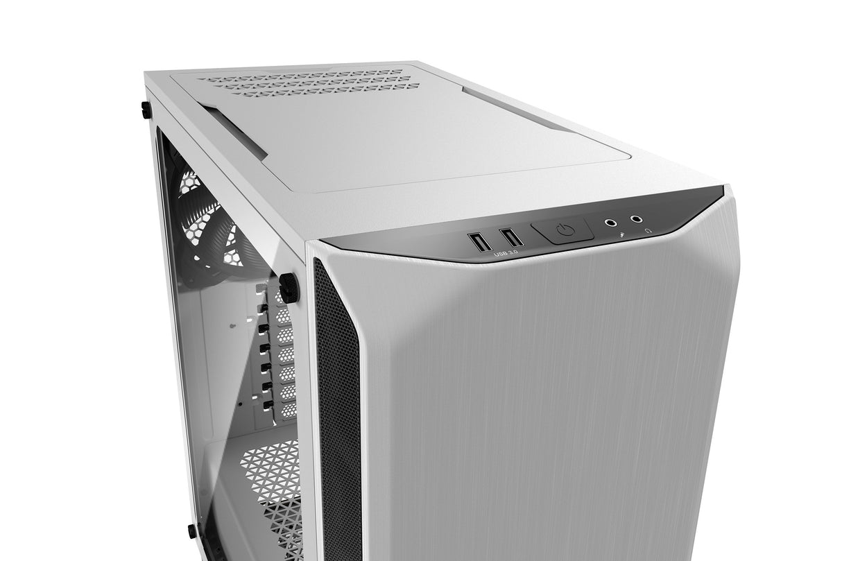 Caja Pc Be Quiet! Pure Base 500 Window White Insonorizada Incluye 2 Vent. 140mm