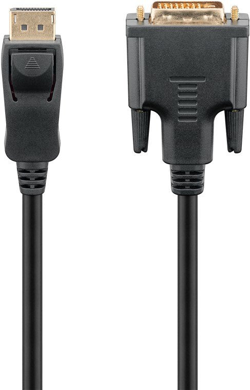 Cable Goobay 1m Dp/Dvi Displayport Dvi-D 24+1 Pin Negro