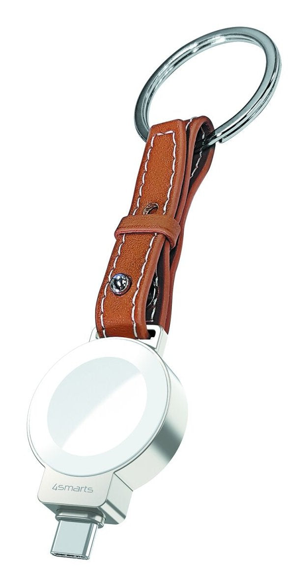 EAN 4252011911479 - 4smarts 541476 cargador de dispositivo móvil Reloj inteligente Marrón, Plata, Blanco USB Cargador inalámb imagen 2