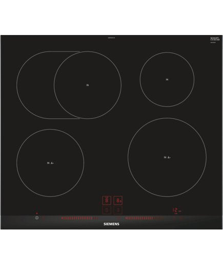 Siemens Eh675lfc1e Iq300, Placa De Cocina Independiente Negro Eh675lfc1e