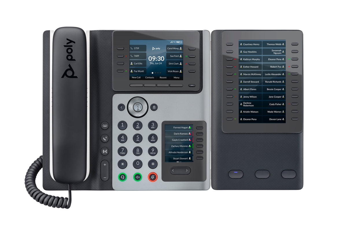 EAN 0197497341416 - HP Poly Edge E400 IP Phone and PoE-enabled teléfono IP Negro 8 líneas IPS imagen 1
