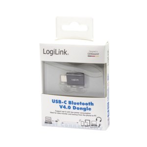 Logilink - Adaptador Bluetooth V4.0 Usb-C Dongle, Negro Bt0048