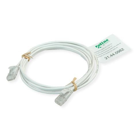 Roline Verde Utp Cable De Red Cat.6a (Class Ea), Lsoh, Slim, Grau, 1 M