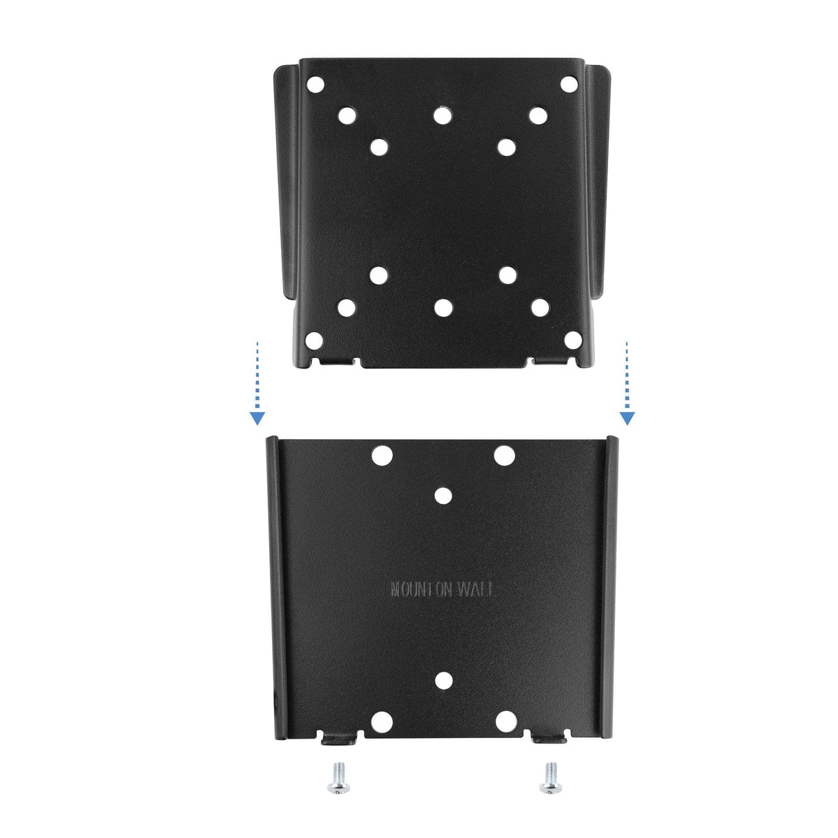 Tooq Soporte Fijo De Pared Para Monitor De 13"-27" - Peso Max 30kg - Vesa 100x100mm - Negro
