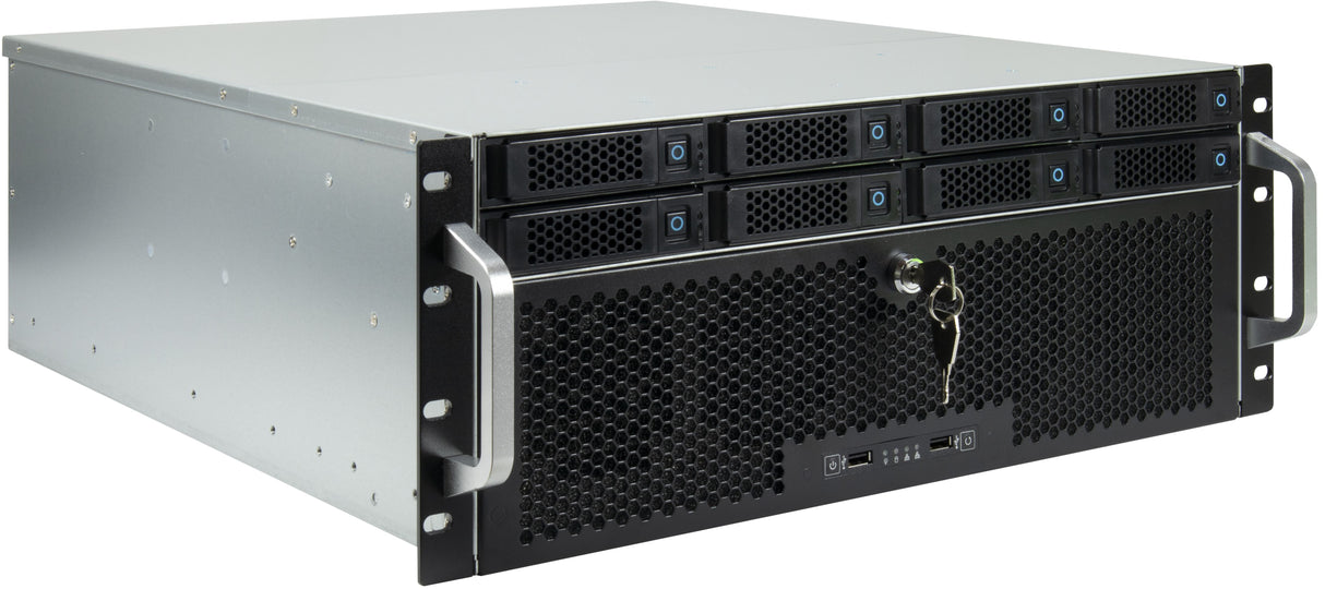 EAN 4260455648356 - Inter-Tech 4U-4708 Estante Negro imagen 1