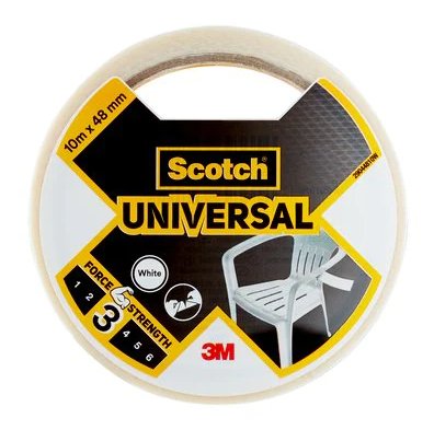 Scotch Universal Cinta Adhesiva Americana 48mm X 10m - Blanco
