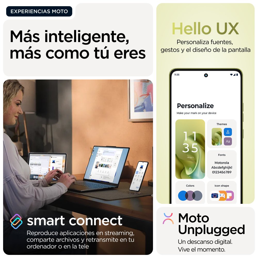 Motorola Moto G86 5g 256gb, Móvil Verde Oliva