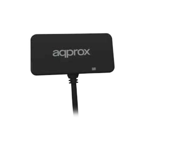 EAN 8435099520900 - Approx ! 3 Ports 2.0 + 1 Port USB 3.0 Travel Hub - Hub - 3 x USB 2.0 + 1 x SuperSpeed USB - desktop ratón imagen 1