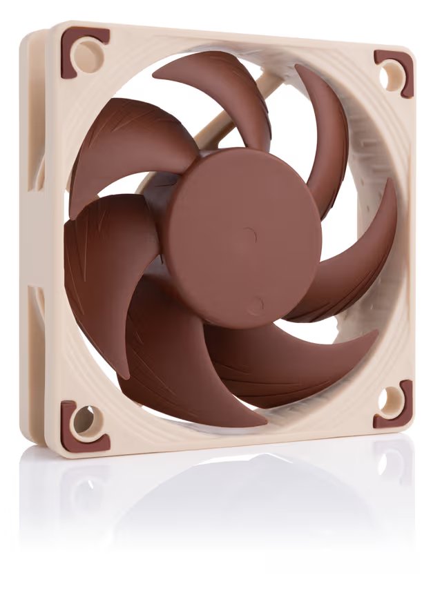 EAN 9010018100143 - Noctua NF-A6X15 PWM sistema de refrigeración para ordenador Carcasa del ordenador Ventilador 6 cm Marrón imagen 1