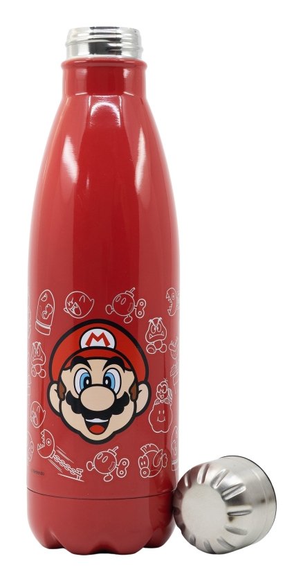 EAN 8412497035816 - Stor 03581 bidón de agua Uso diario 780 ml Acero inoxidable Multicolor, Rojo imagen 3