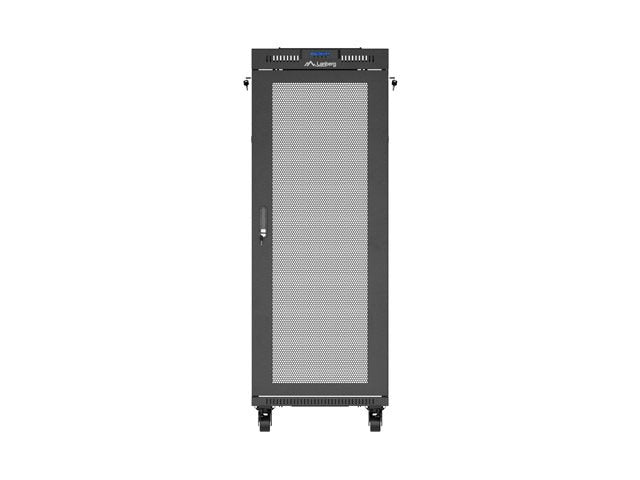 Lanberg Rack Cabinet 19 Free-Standing 32u 600x800 Flat Pack Mesh Door Lcd Black