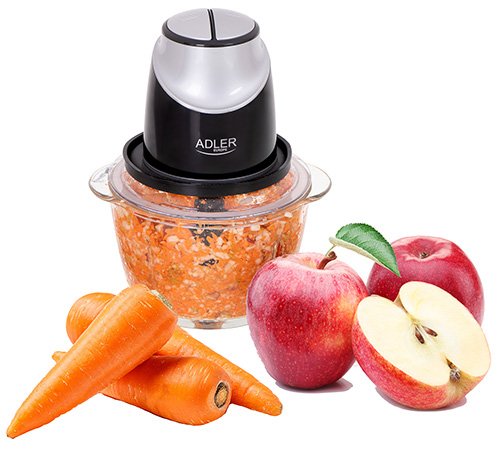 EAN 5903887803274 - Adler AD 4082 picadora eléctrica de alimentos 1,2 L 300 W Negro, Plata imagen 7