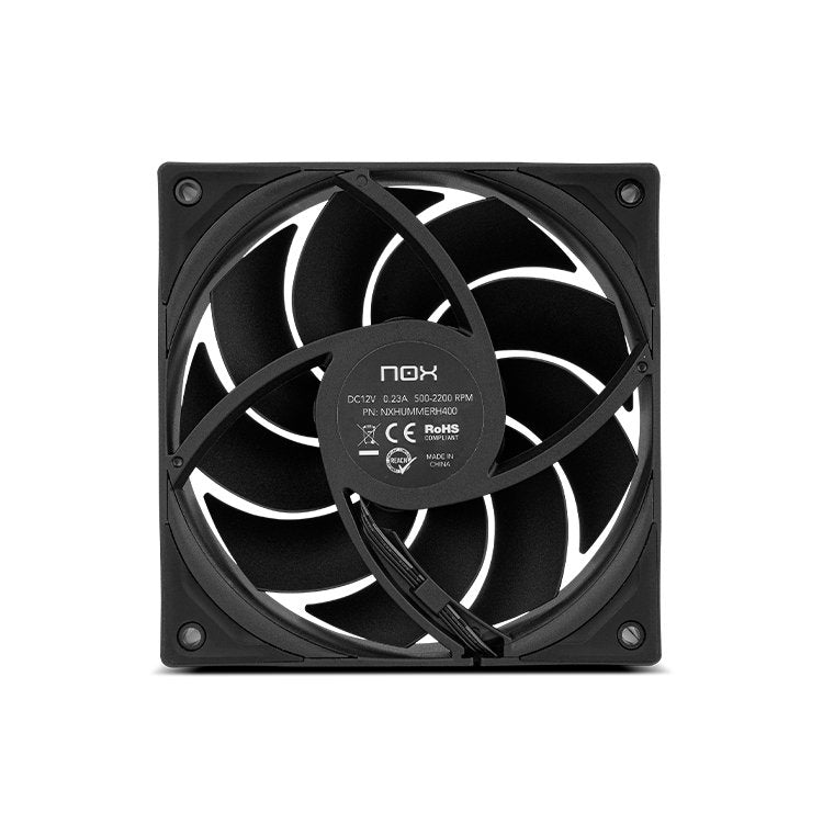 EAN 8436587975288 - NOX Hummer H-400 Procesador Refrigerador de aire 12 cm Negro imagen 5
