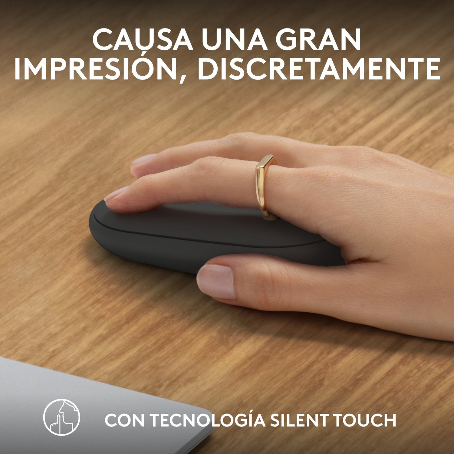 Raton Logitech Wireless Pebble 2 M350s Grafito 910-007015