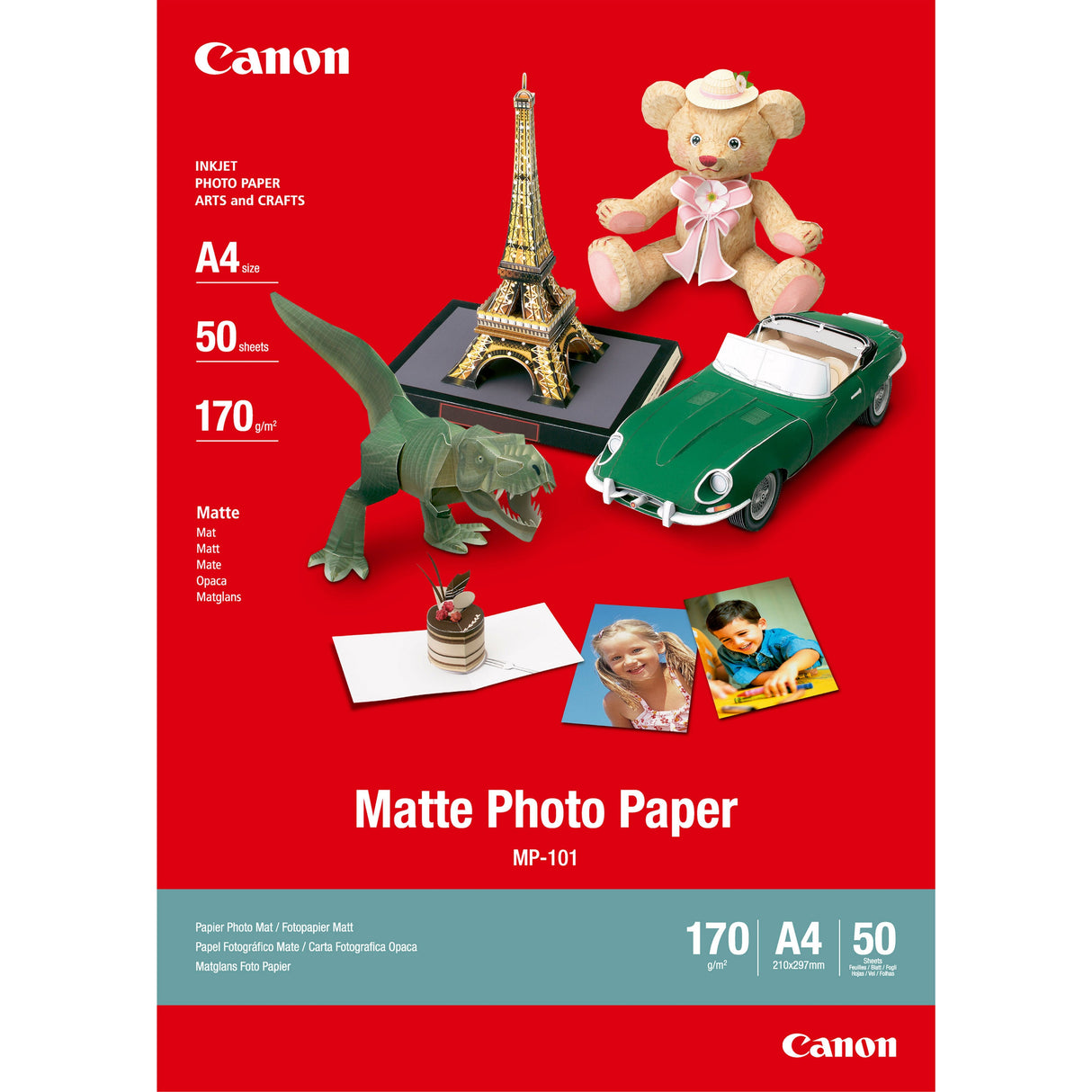 Papel Canon Mp-101 Foto Mate A4