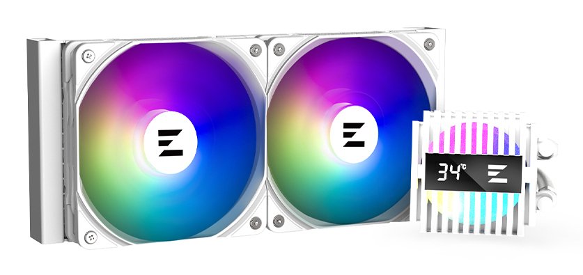 Refrigeracion Liquida Cpu Zalman Alpha2 A24 Argb 240mm Blanco