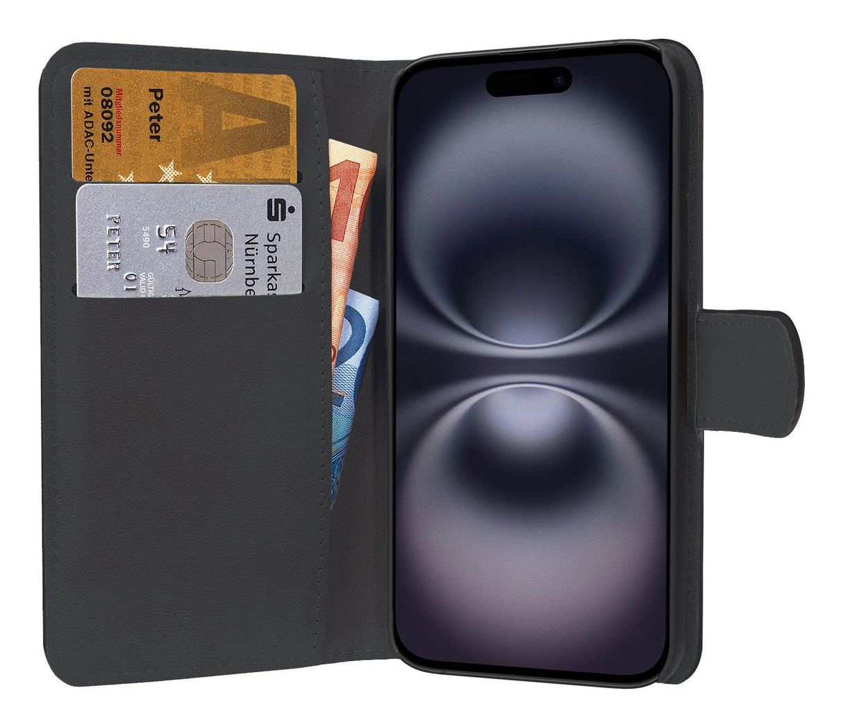 Pedea Book Cover Classic Fr Apple Iphone 16 Plus Negro