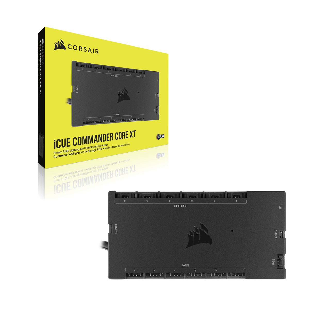 EAN 0840006629788 - Corsair iCUE Commander Core XT controlador de velocidad de ventilador 6 canales Negro imagen 6