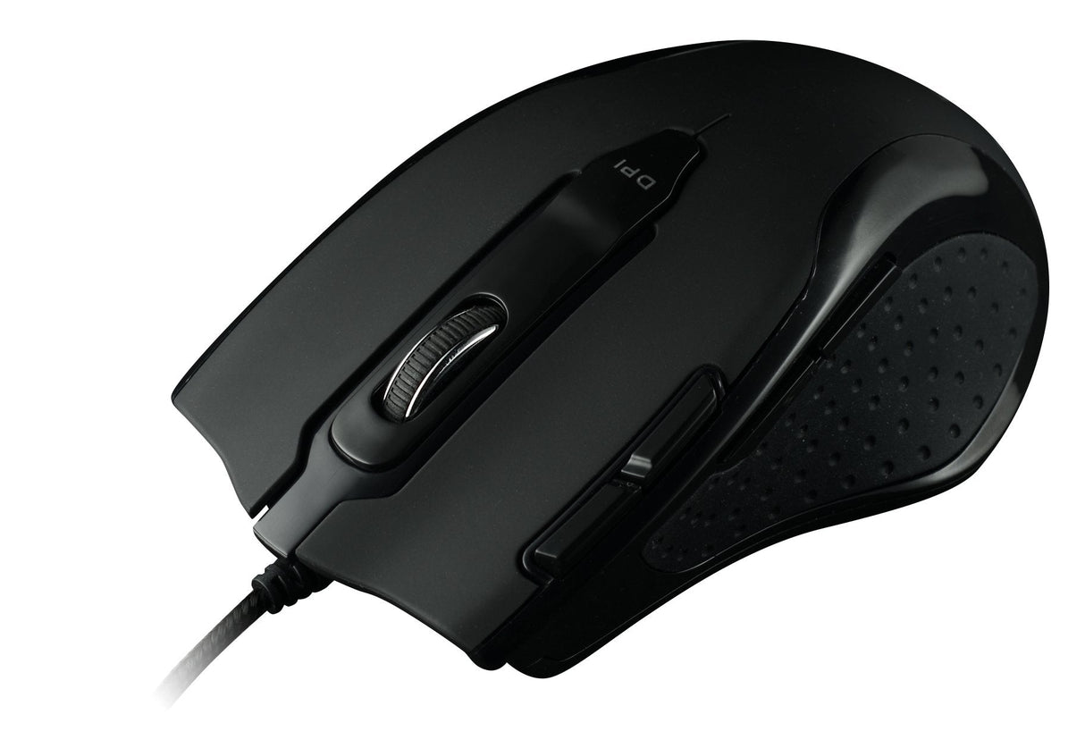 Tesoro Shrike H2 Negro. Ratón Láser