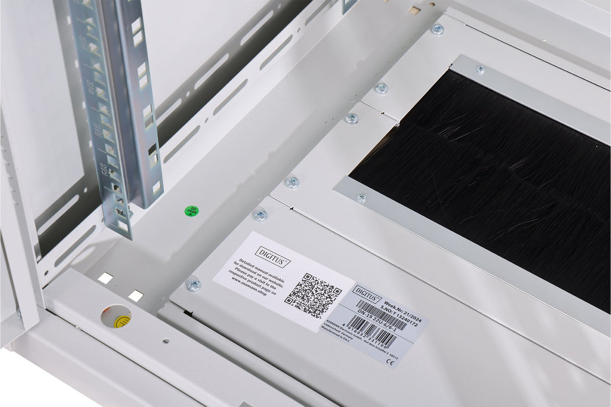 EAN 4016032331100 - Digitus DN-19 22U-6/6-1 armario rack Rack o bastidor independiente Gris imagen 2