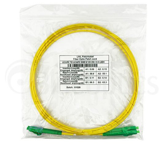 Blueoptics Sfp3131bu7.5mm Cable De Fibra Optica 7,5 M Lc G.657.A1 Amarillo
