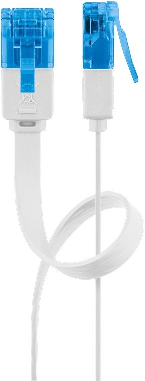 EAN 4040849963476 - Goobay 96347 cable de red Blanco 5 m Cat6a U/UTP (UTP) imagen 1