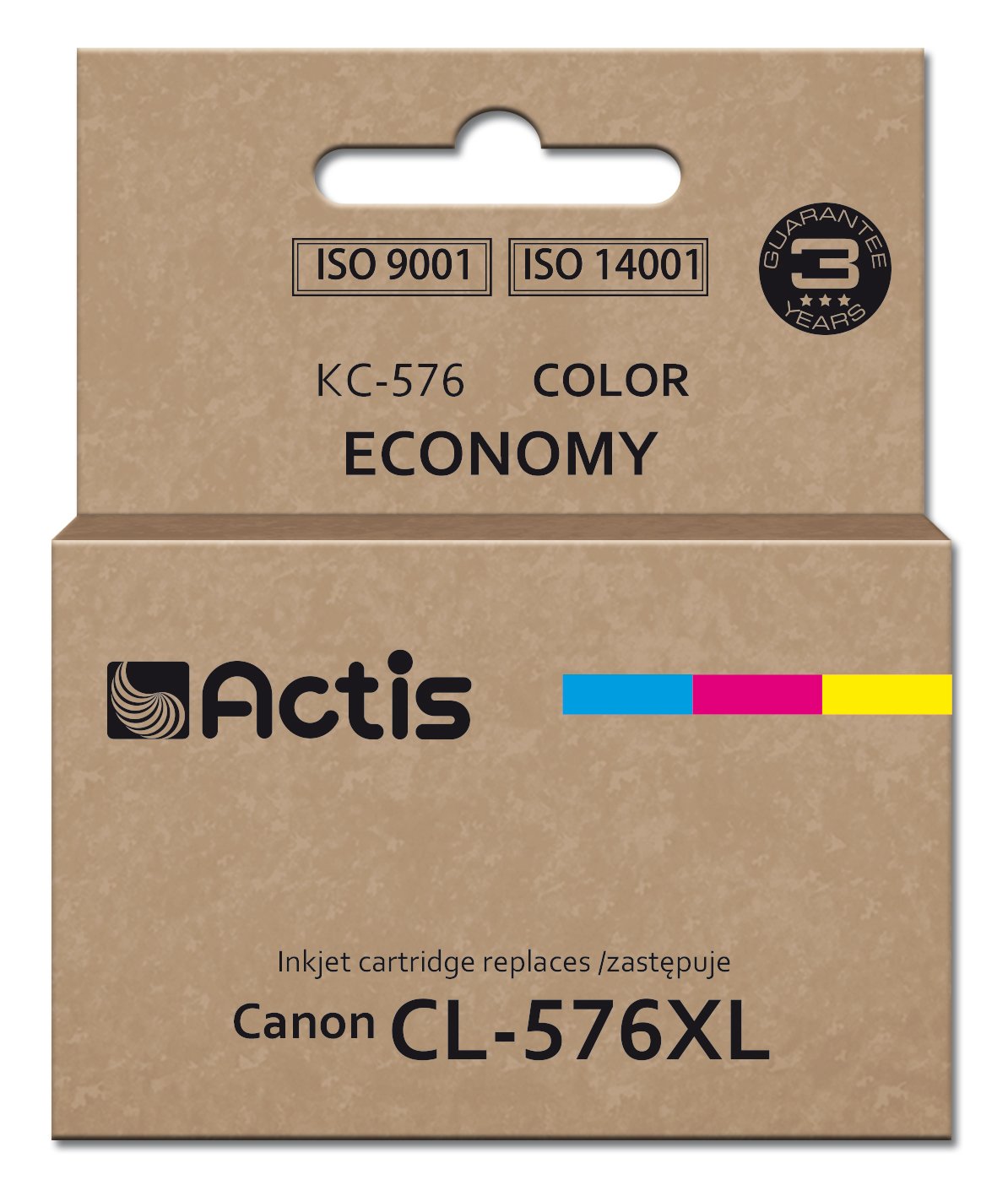 Actis Kc-576 Cartucho De Tinta 1 Pieza(S) Compatible Rendimiento Estándar Azul, Rojo, Amarillo