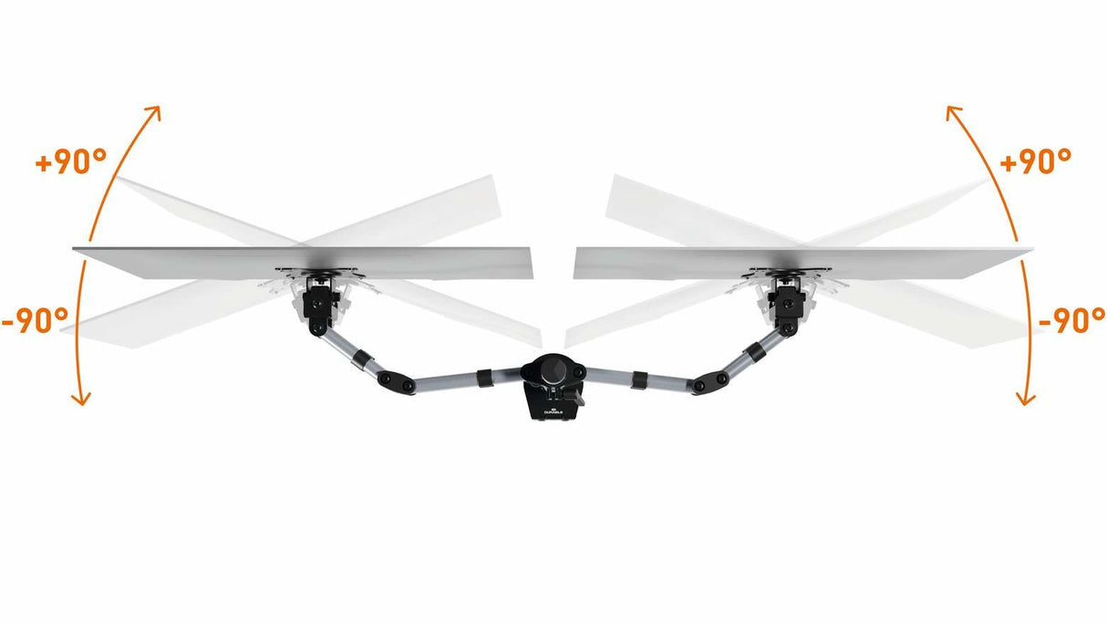 Durable 509523 Soporte Para Monitor 68,6 Cm (27") Plata Pared