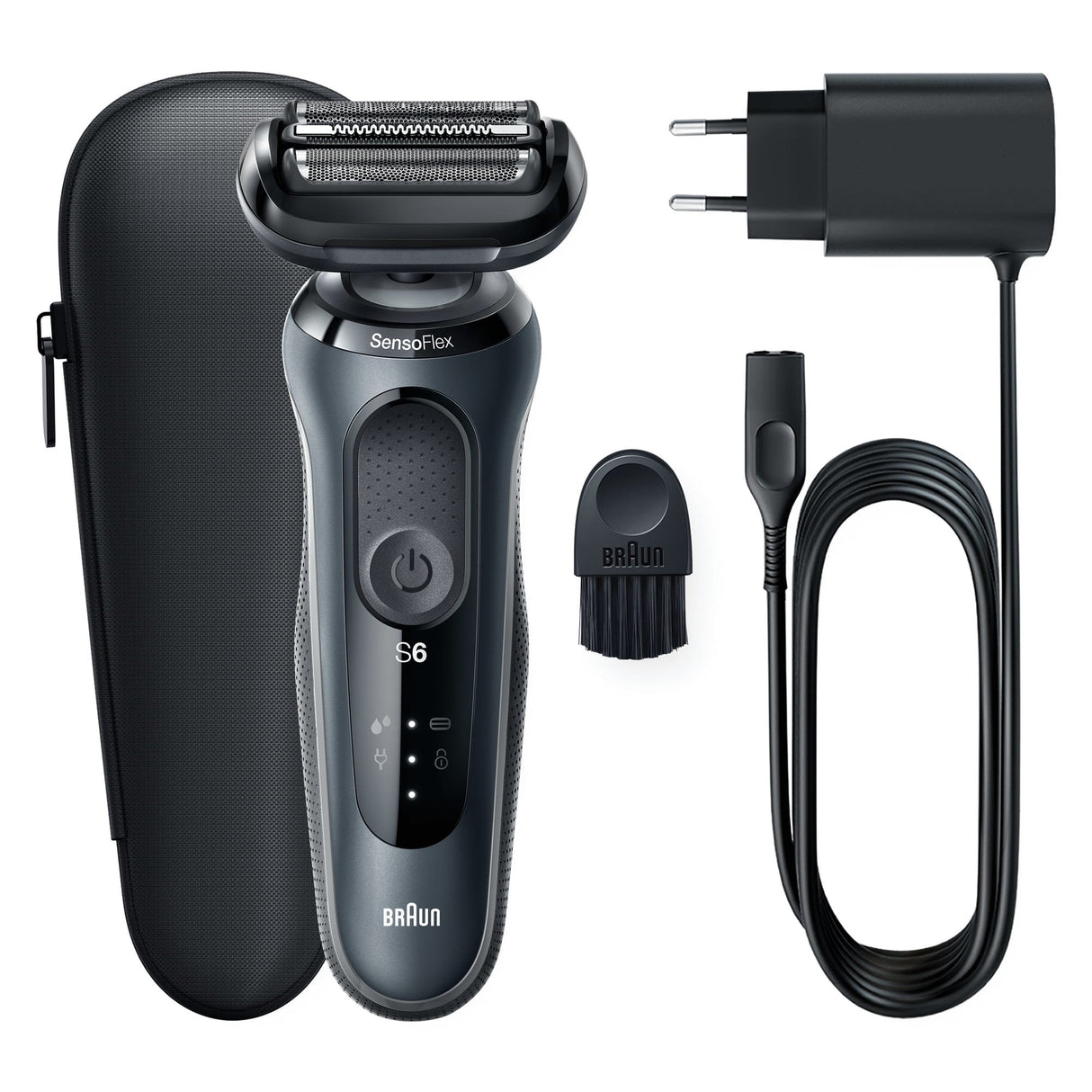 EAN 4210201432920 - Braun Series 6 61-N1000s Máquina de afeitar de láminas Negro, Gris imagen 1