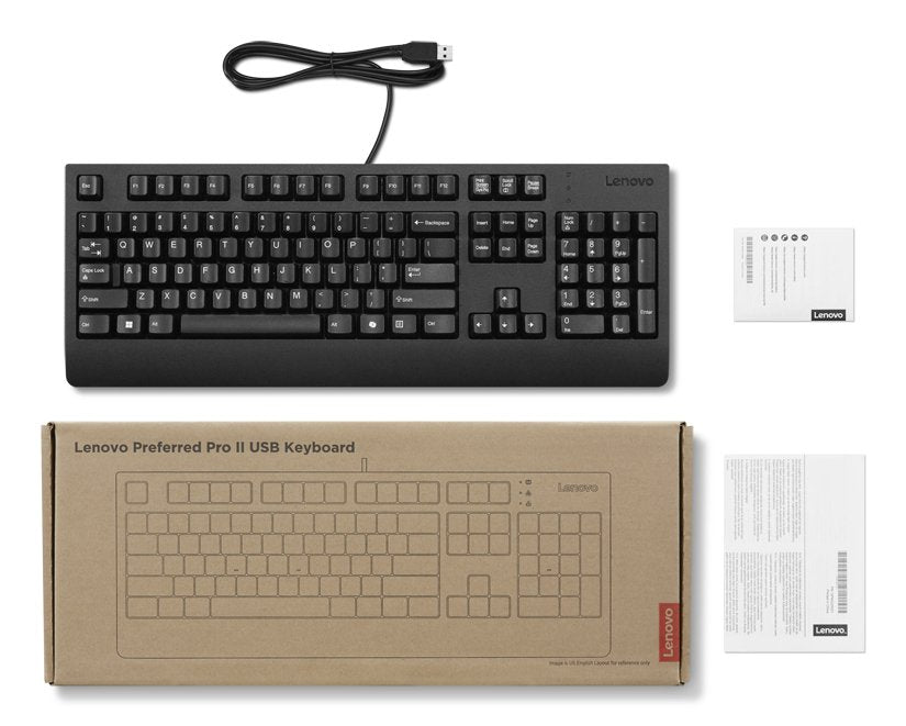 EAN 195892116042 - Lenovo Preferred Pro II USB (ES) teclado Hogar / Oficina Negro imagen 4