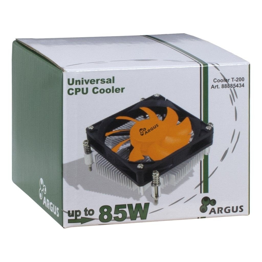 Disipador Inter-Tech Argus T-200 Ventilador Activo De 80 Mm