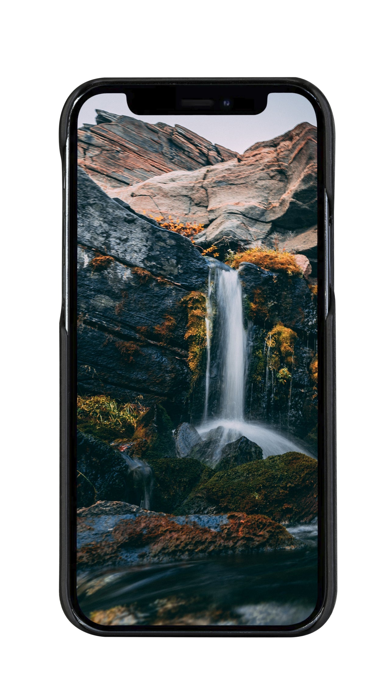 Dbramante1928 New York Funda Con Tapa Para Teléfono Móvil 2 En 1 Cuero Pebble De Grano Completo Negro Noche Para Apple Iphone 11 Xr
