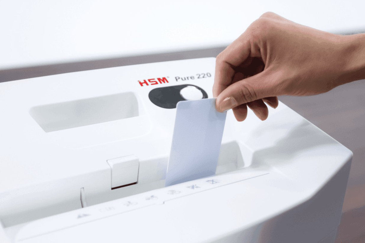 EAN 4026631053891 - HSM Pure 220 triturador de papel Corte en partículas 22,5 cm Blanco imagen 9