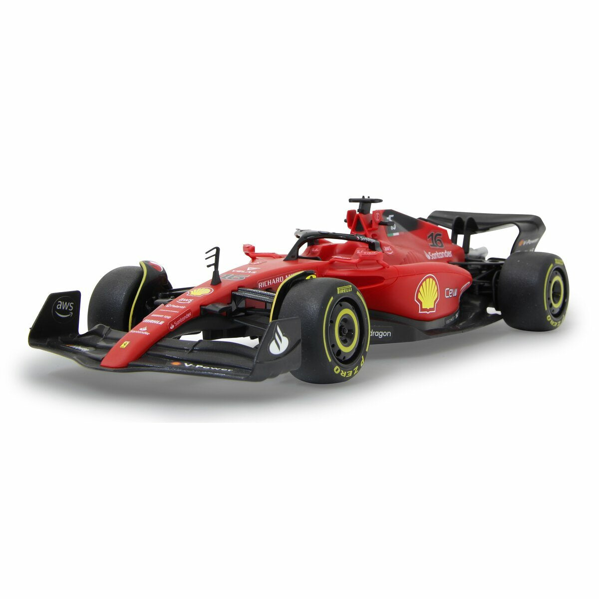 Jamara Mclaren Ferrari F1-75 1:18 2,4ghz Rojo
