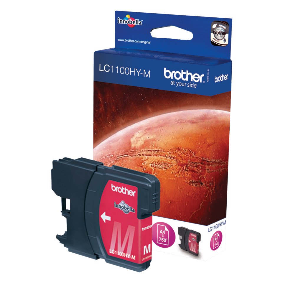 EAN 4977766659871 - Brother LC1100HYM cartucho de tinta 1 pieza(s) Original Alto rendimiento (XL) Magenta imagen 1