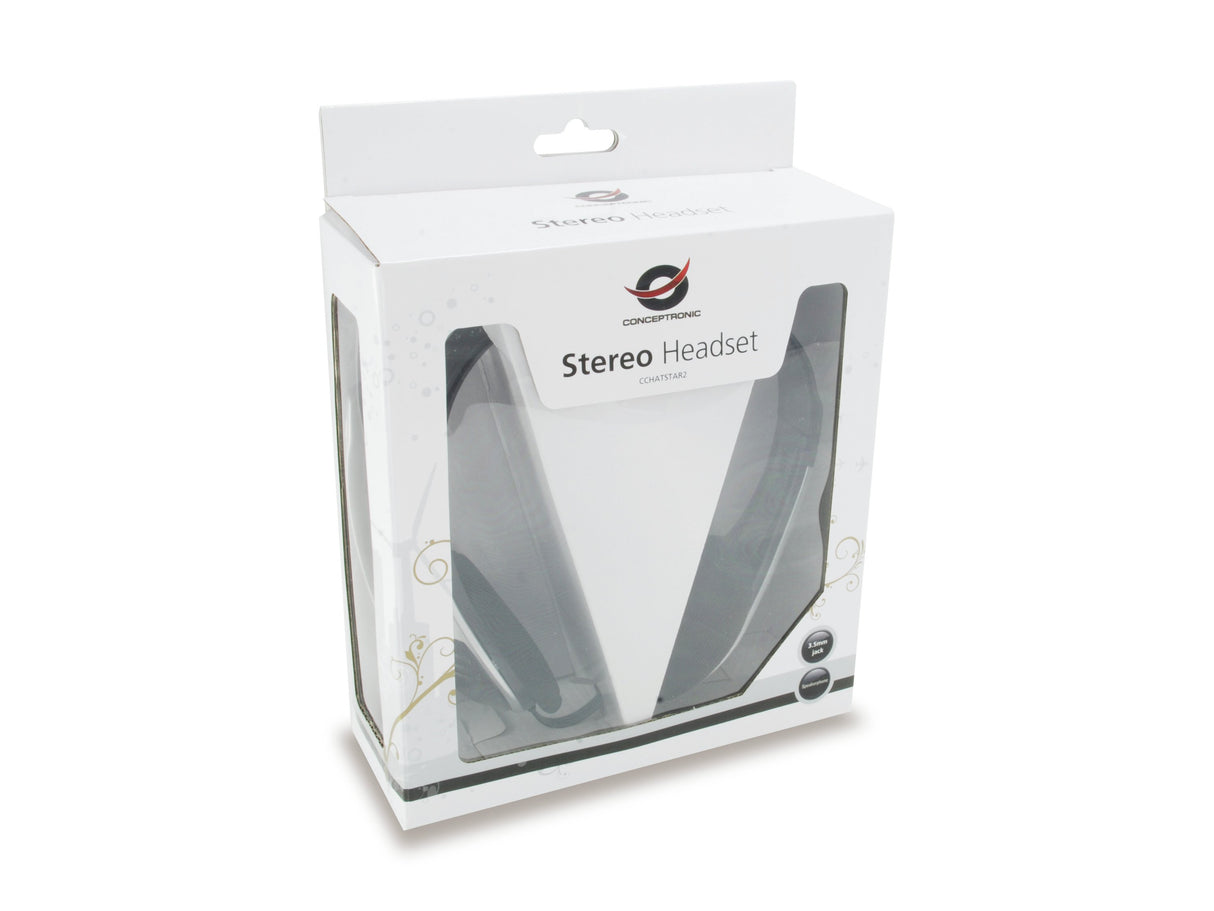 EAN 8714909019927 - Conceptronic CCHATSTAR2_V2 Auriculares Alámbrico Diadema Oficina/Centro de llamadas Negro, Plata imagen 6