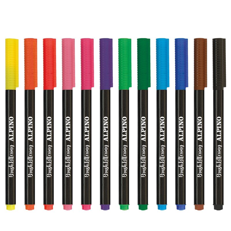 EAN 8413240611196 - Alpino AR001054 rotulador Fuerte Multicolor 12 pieza(s) imagen 2