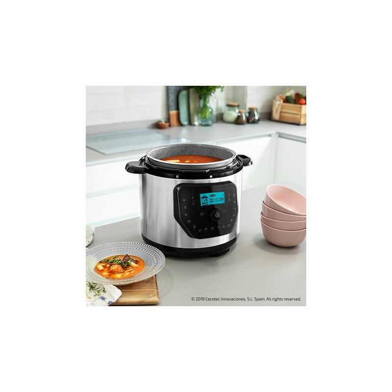 EAN 8435484020336 - Cecotec Olla GM H Deluxe 6 L Negro, Acero inoxidable imagen 9