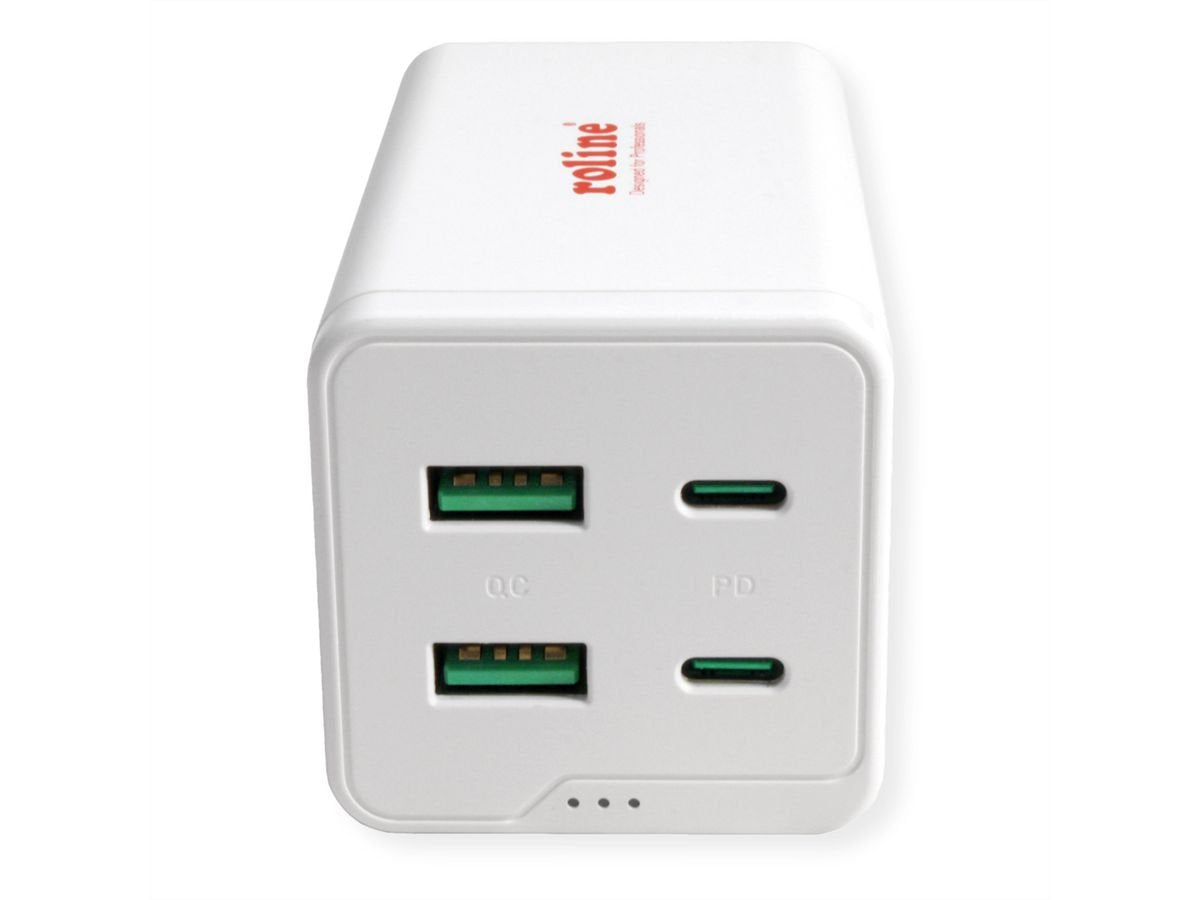 Usb Charger 4 Port (2x Usb-C 2x Usb-A Qc3.0) Max. 120w