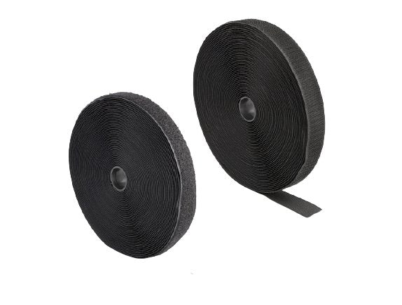Delock Cinta Adhesiva De Velcro Resimente Y Cinta De Vellón 15mx25mm Sw